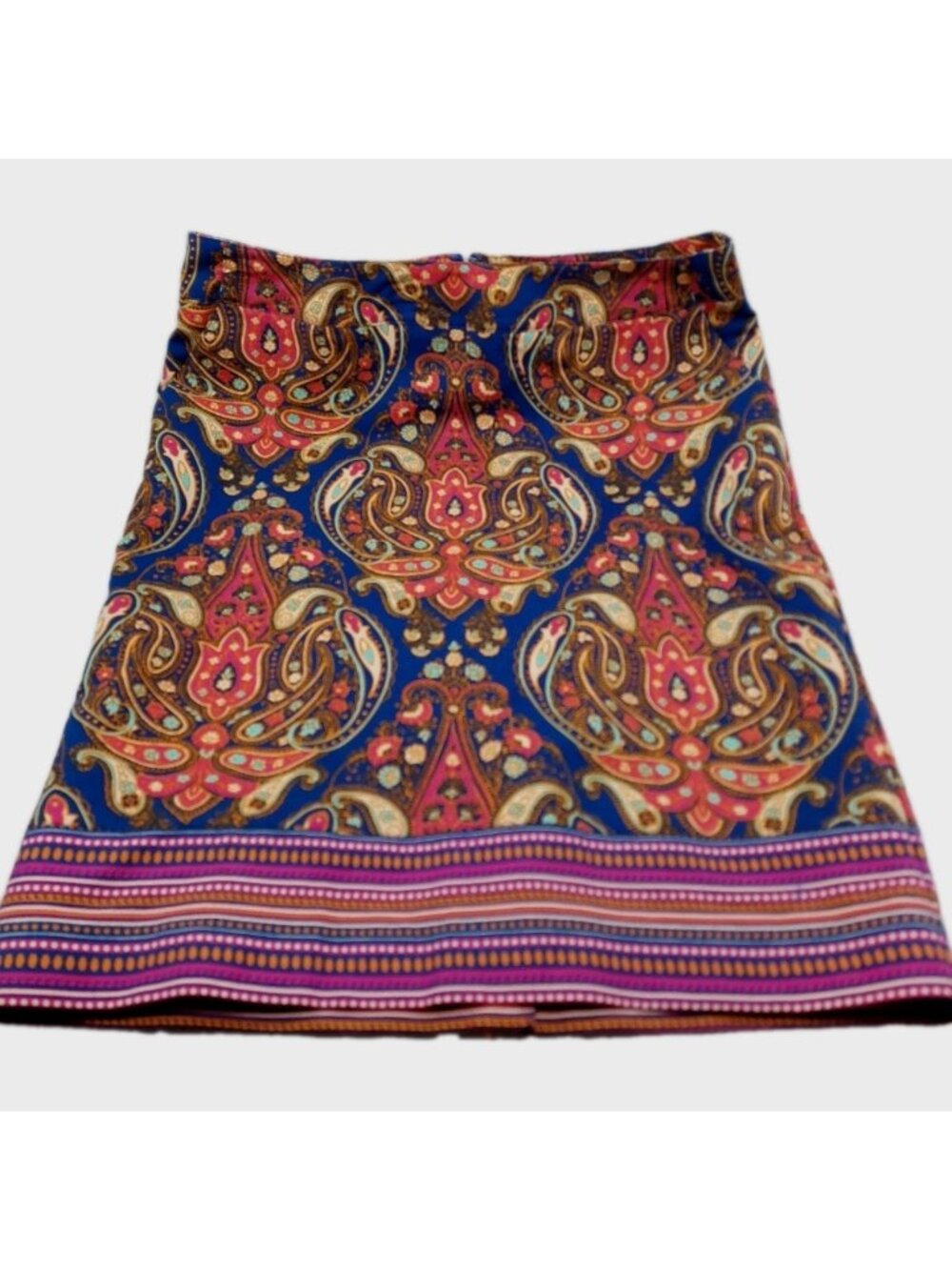 Merona Womens Skirt Size 12 Paisley Print Pencil